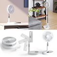 thumbnail image 4 of Rechargeable Portable Oscillating Fan, Foldable with Telescopic Tube, Quiet Operation for Undisturbed Concentration, 3D Air Circulation, Safe for Kids, 4 of 6