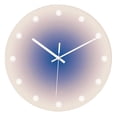 thumbnail image 1 of MesaSe Gradient Glass Hanging Clocks Noiseless Quartz Wall Watch Clock for Porch Balcony Corridor Use, 1 of 2