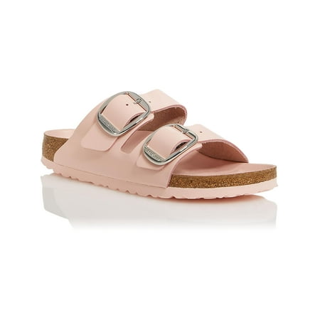 Birkenstock Womens ARIZONA BIG BUCKLE Faux Leather Slip On Slide Sandals