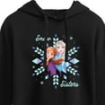 thumbnail image 3 of Disney Frozen 2 - Snow Sisters - Juniors Cropped Pullover Hoodie, 3 of 5