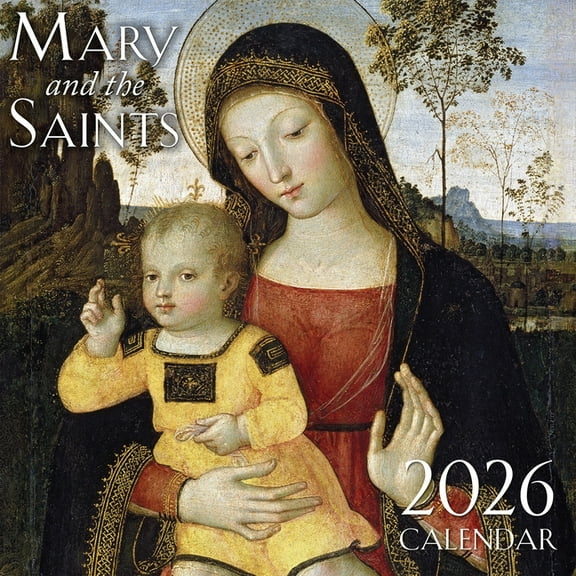 2026 Mary and the Saints Wall Calendar, (Paperback)