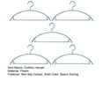 thumbnail image 7 of Hariumiu 5Pcs Clothes Hanger Design Non-Slip Strips Flexible Wardrobe Coat Pants Storage Hanger Reusable Seamless Closet Organizer Hanger Household Products, 7 of 7