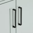 thumbnail image 4 of Ariel Hepburn 43 In. Left Offset Rectangle Sink Vanity With 1.5 In. Carrara White Countertop In Grey, 4 of 9