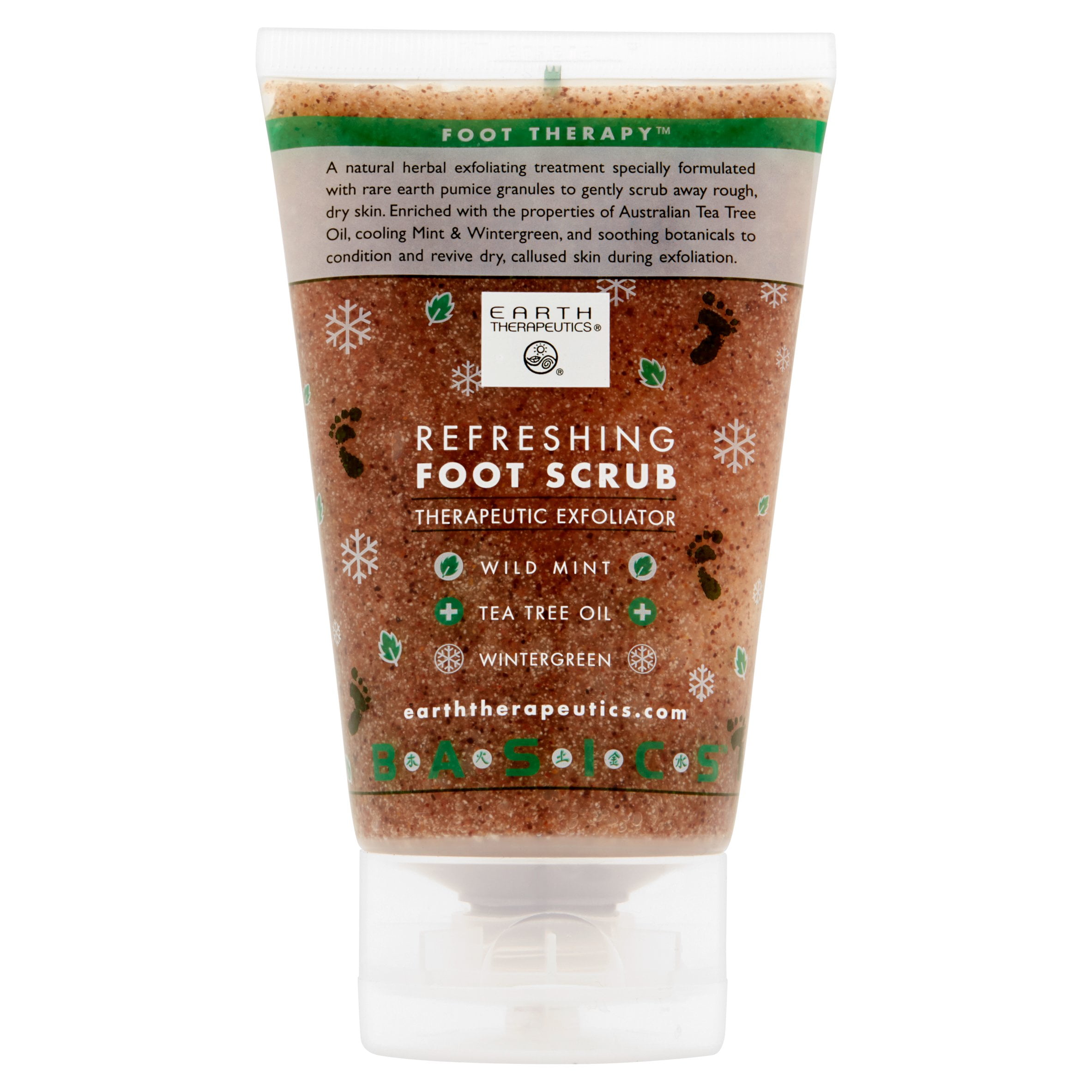 Earth Therapeutics Refreshing Foot Scrub, 4 fl oz.