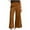 Brown, variant on BLVB Cotton Linen Pants for Women Flowy Side Slit Palazzo Pants High Waist Wide Leg Trousers Summer Boho Beach Vacation Outfits
