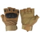 thumbnail image 1 of Guantes sin dedos Uxcell para trabajo al aire libre, guantes de medio dedo, guantes transpirables para entrenamiento, color marrón M, 1 of 6