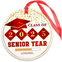 Fuebueo Graduation Ornament, Class of Christmas Ornaments, Graduation Gift for High School College University, Grad Party Congratulations for Son, Daughter