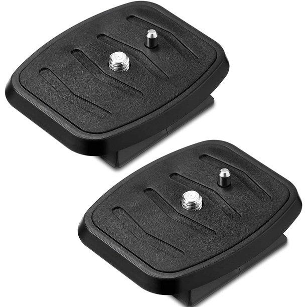 Etnal 2 Pieces Tripod Quick Release Plate Tripod Adapter Mount Camera