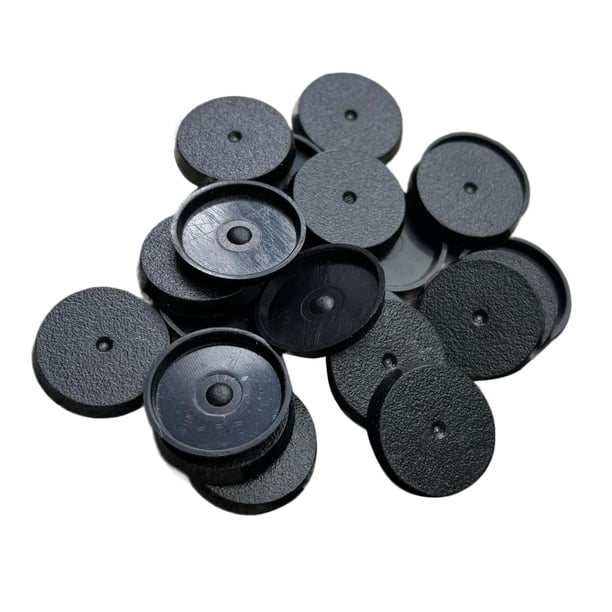 Bases para miniaturas de juegos de 0,98 pulgadas, accesorios para juegos de mesa, figuras de almacenamiento 20 piezas