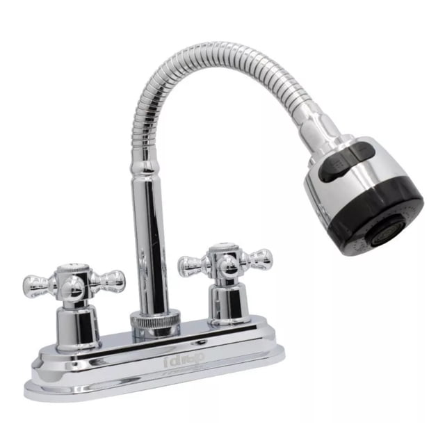 Llave Mezcladora Baño Lavabo Cruceta 2 Funciones Económica
