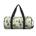 thumbnail image 2 of Horeoi Hawaiian Style Print Foldable Travel Duffle Bag with Removable Strap - Water-Resistant Gym Vacation Luggage Multi-Pocket Design, 2 of 8