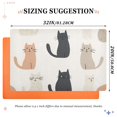 thumbnail image 6 of Yayeee Doormat for Indoor Entrance 32" x 20" Non Slippery Floor Rug, Cute Cartoon Cats, 6 of 8