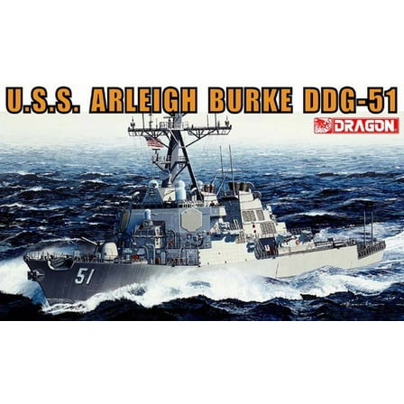 Dragon 1023 US Destroyer Arleigh Burke 1/350 Scale Plastic Model Kit