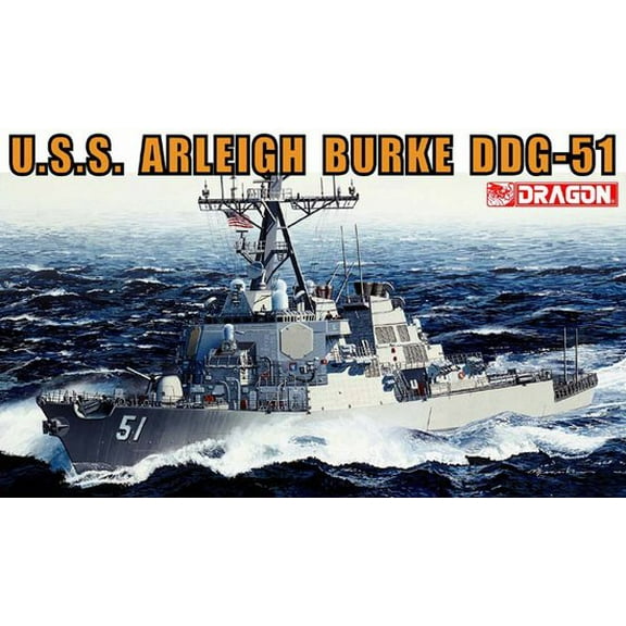 Dragon 1023 US Destroyer Arleigh Burke 1/350 Scale Plastic Model Kit