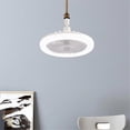 thumbnail image 3 of Ceiling Fans With Remote Control And Light Lamp Fan E27 Converter Base Smart Silent Ceiling Fans For Bedroom Living Room, 3 of 5