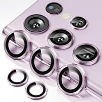 Smasener for Galaxy S23 Ultra - Samsung Galaxy S23 Ultra Camera Lens Protector, 9H Tempered Glass Camera Cover Screen Protector Metal Individual Ring for Samsung Galaxy S23 Ultra 6.8 inch(2023)