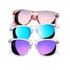 E-Clear Frame/Mirrored Pink+Clear Frame/Mirrored Blue+Clear Frame/Mirrored Purple