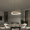 thumbnail image 2 of Artika Bjorn LED Pendant Light, White Diffuser, 5CCT, Wood Effect and Matte Black, 2 of 9