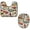 Multicolor 2, variant on PhooArto Toilet Lid Cover and U-Shaped Toilet Floor Mat Set of 2 Pieces, Colorful Mosaic Pattern Toilet Mat Set, Machine Washable Seat Covers Non-Slip Absorbent Rugs