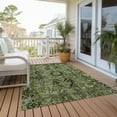thumbnail image 5 of Addison Rugs Chantille Indoor/Outdoor Traditional Oriental Olive Washable Rectangle Rug, 8' x 10', 5 of 5