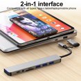 thumbnail image 2 of Adaptador USB C HUB 8 en 1 Lector Tarjetas SD/TF para MacBook/Pad Pro/Dell/HP, 2 of 9