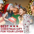 thumbnail image 7 of Christmas Gifts 40 oz Tumbler with Handle and Straw Lid,Cute Gifts for Women Winter Gnome Vacuum Insulated Leak Proof Tumbler,Holiday Accessories Stainless Steel Coffee Cup Mug (Red), 7 of 7