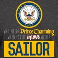 thumbnail image 3 of CafePress - Navy Prince Charming Dark T Shirt - Men's Classic Graphic Cotton T-Shirt, 3 of 4