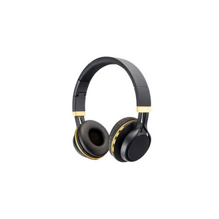 SENTRY BT300S DELUXE STEREO HEADPHONES WITH BLUETOOTH  AND MIC  BLACK