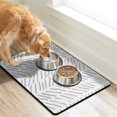 thumbnail image 2 of Dog Food Mats for Floors Absorbent, Pet Cat Food Mat - Quick Dry Dog Bowl Mats for Food and Water, Eco-Friendly Boho Pet Supplies, 2 of 6