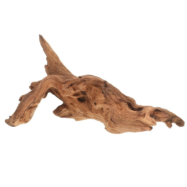 Pecera de madera muerta, paisaje de acuario, adorno de madera muerta, forma aleatoria (15-20cm)