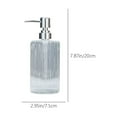 thumbnail image 3 of JoyMoreHome Clear Thickened Glass Bottle with Pump, Reusable Soap Dispenser for Hand Soap, Shampoo, Shower Gel, 3 of 6