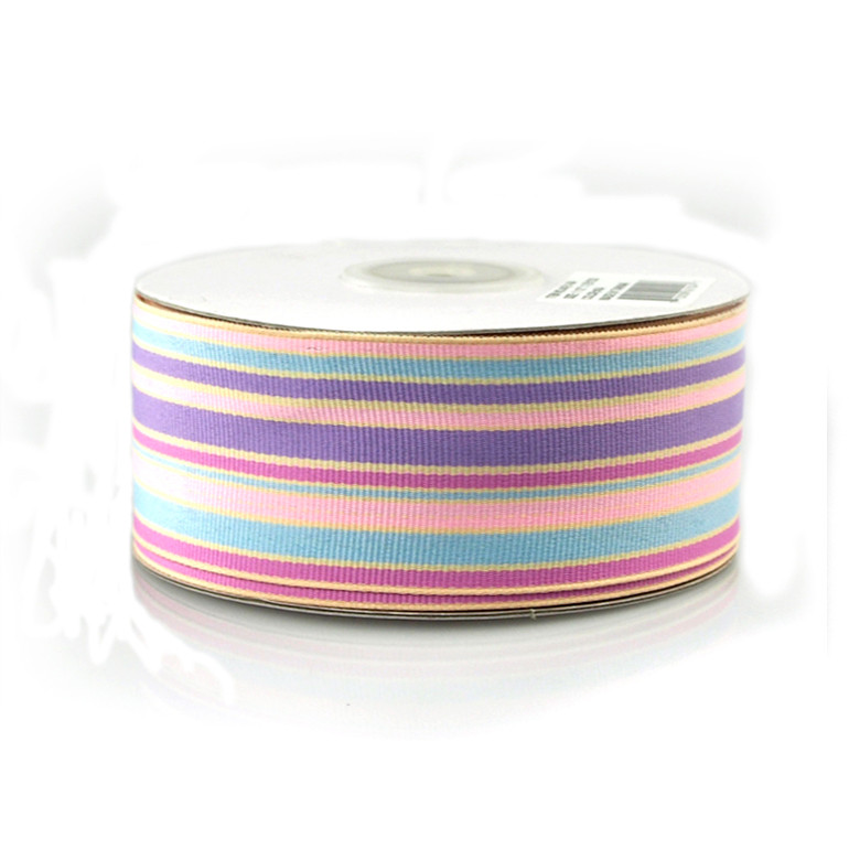 Rainbow Stripe Grosgrain Ribbon 18 INCHES 3 YARDS