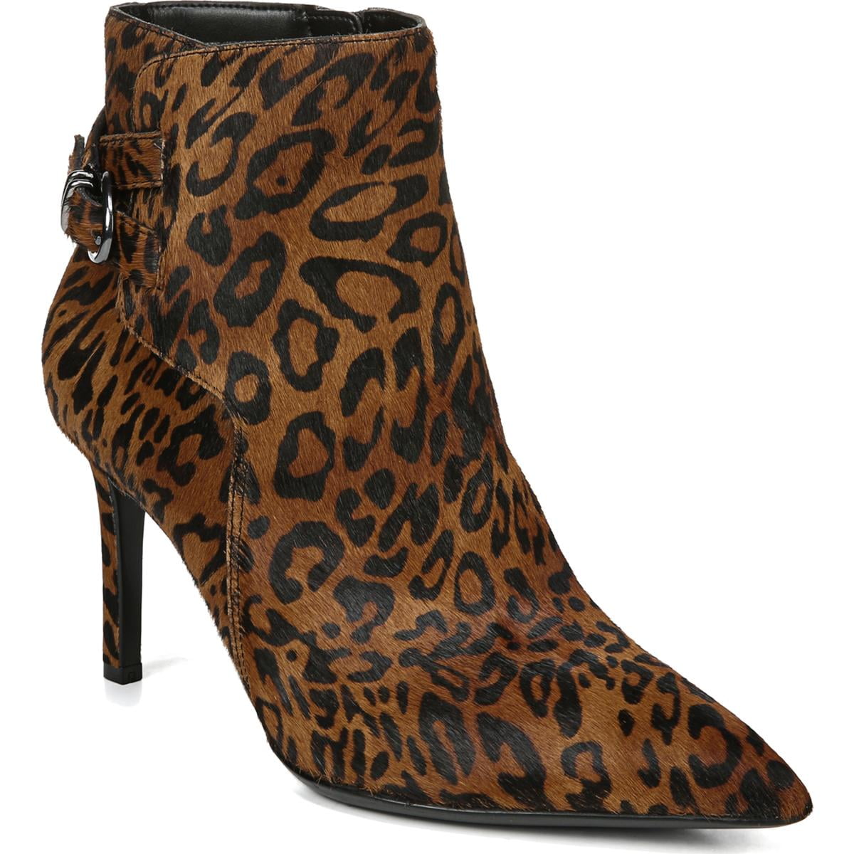 animal print ankle boots