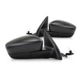 thumbnail image 2 of For Volkswagen Jetta Sedan 2011-2018 Door Mirror Driver and Passenger Side | Pair | Outside | Rear View | Hybrid | Manual Remote | w/ Cover | Textured Black | VW1320150 | 5C78575079B9-PFM, 2 of 9
