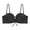 Black, variant on Women's Comfort Bras Lace Bralette Wireless No Underwire Strappy Backless Bra for Women Multi Color 32-40B/C/D Sleep Plus Size
