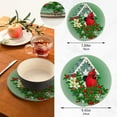 thumbnail image 3 of SKYSONIC Winter Red Bird Cute Pot Holders Trivets, 2 Pcs Heat Resistant Trivets,Snow Flowers Cotton Thread Weave Mats for Hot Pads Pans Pot Bowl Teapot for Kitchen Decor, 3 of 7