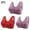Red, variant on Odbmxy 3 PC Bras for Women Push up Wireless Bra for Women Full Coverage Plain Seamless Daily Vest Style Bras