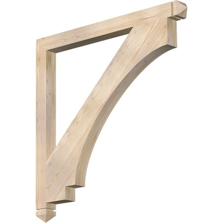 

Ekena Millwork 3 1/2 W x 46 D x 46 H Imperial Arts & Crafts Smooth Bracket Douglas Fir