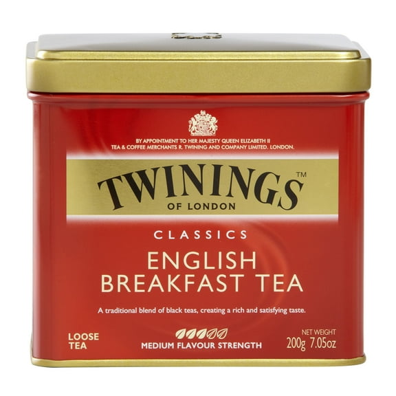 Twinings English Breakfast Loose Leaf Tea Tin 7.05 oz. Pack of 4