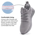 thumbnail image 3 of Zapatos para caminar WYGRQBN, zapatillas de moda para mujer, gris claro, 3 of 7