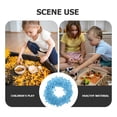 thumbnail image 3 of LEORX 1 Set Fake Sand Blue Plastic Crafting Projects for Indoor Activities and Home Use, 3 of 8