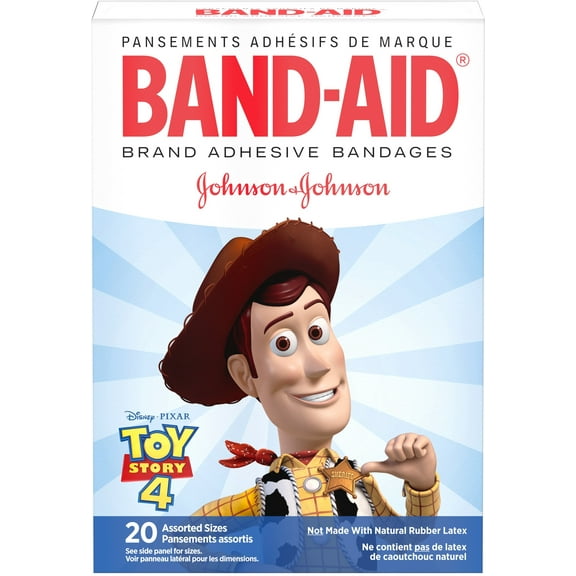2 Pack Band-Aid Bandages Disney/Pixar Toy Story 4 Assorted Sizes 20 Count