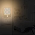 thumbnail image 2 of Yayeee LED Night Lights with Motion Detectors Auto Dusk to Dawn Light Sensors, 2 Pack, Gray Snowflake, 2 of 7