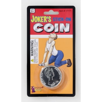 Forum Novelties Jokers Stick On Coin 