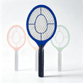 thumbnail image 3 of Electric Fly Swatter 1-Pack – Battery Operated Tennis Racket Style Bug Zapper for Indoor Outdoor Use Green, 3 of 3