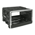 thumbnail image 2 of Sound Town Lightweight 6U PA DJ Rack/Flight/Road Case with 5U Rack Space, ABS Construction, 19” Depth, Retractable Handle, Wheels and Heavy-Duty Latches (STRC-A6UT), 2 of 8