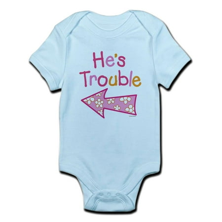 

CafePress - Hestrouble Body Suit - Baby Light Bodysuit
