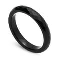 thumbnail image 2 of Women's Tungsten Carbide Wedding Band Ring 4mm Comfort Fit Domed Faceted Ring For Men & Women, 2 of 3