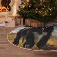 thumbnail image 5 of Rateoe Cute Prairie Cow Pattern Christmas Tree Skirt with Ties , Christmas Tree Decorations, Farmhouse Christmas Decor Xmas Holiday Decorations-36", 5 of 6