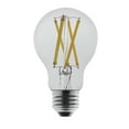 thumbnail image 2 of Great Value 18 Year LED Light Bulbs A19 75 Watts Equivalent, E26, Dimmable Daylight Clear Glass, 4 Pack, 2 of 10